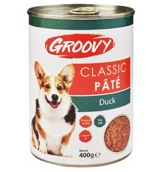 Groovy Classic Pate with DUCK for Dogs 400gm