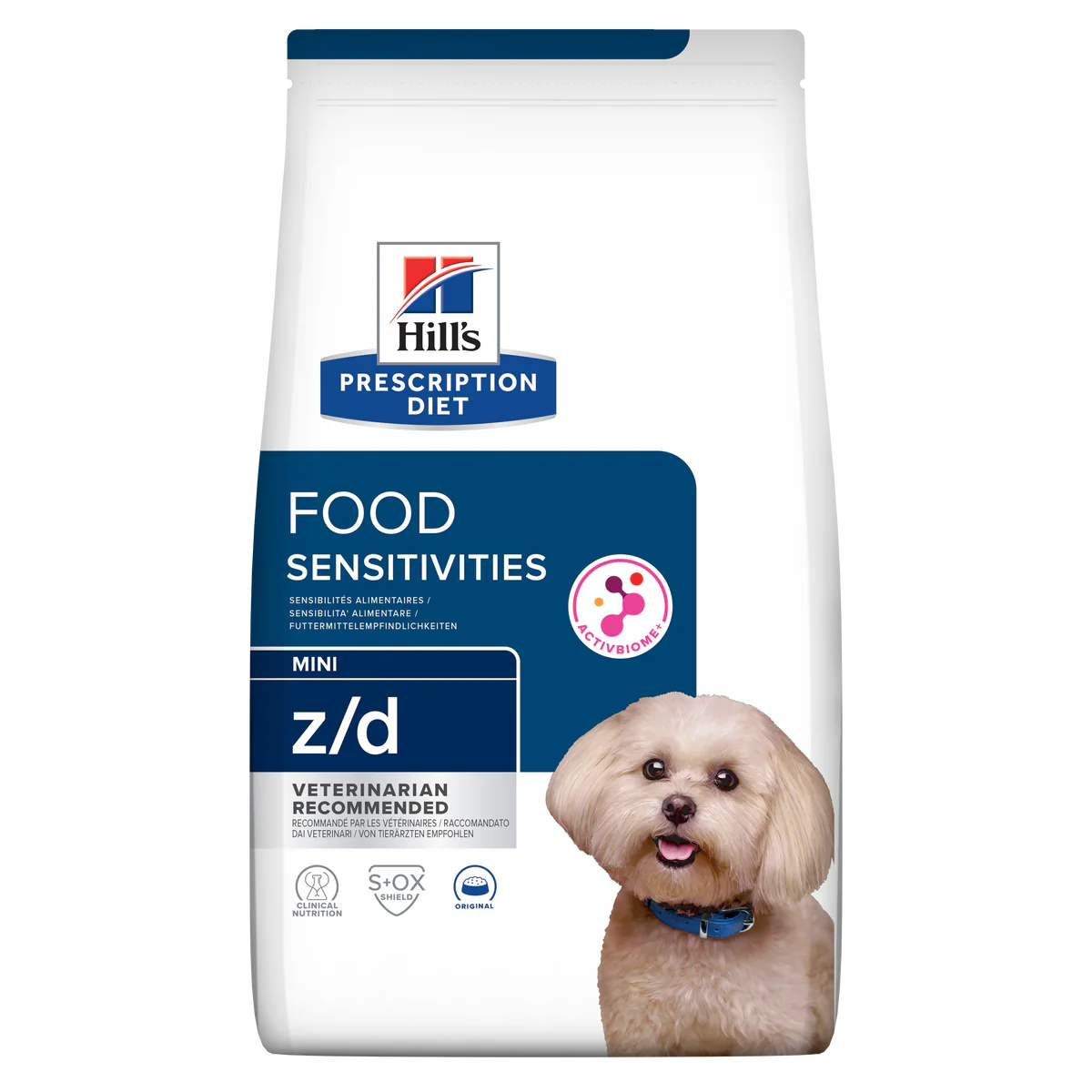 Hill's Prescription Diet z/d Sensitivities Small Bites Dry Dog Food 1kg