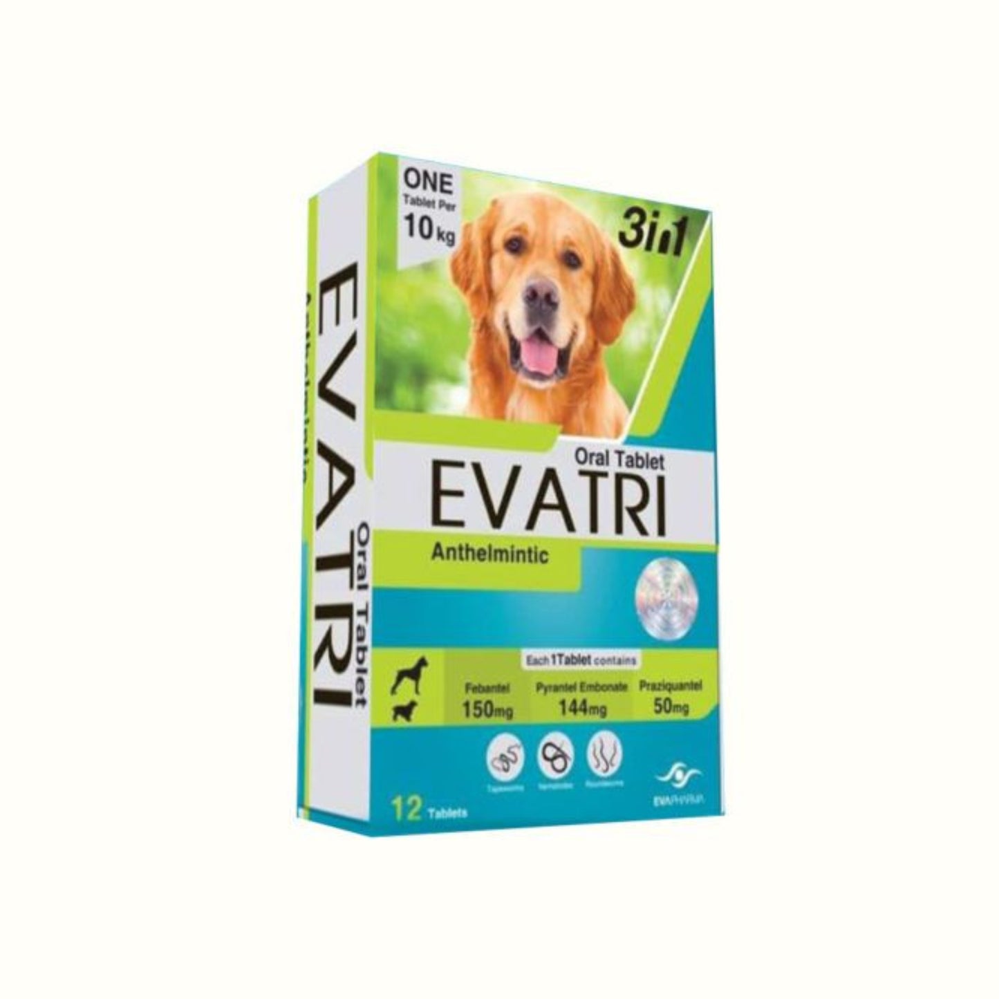 Evatri Dogs  Deworming Tablets
