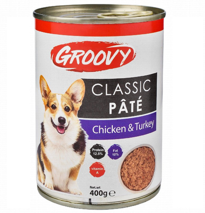 Groovy Classic Pate Chicken And Turkey 400g