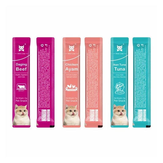 Nine Lives Cat Snack Cat Stick Cat Treats Cat strip Wet Food Liquid