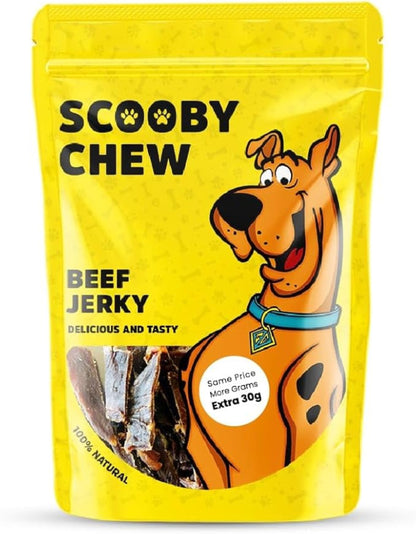 Scooby Chew Beef Jerky Dog Treats 150gm