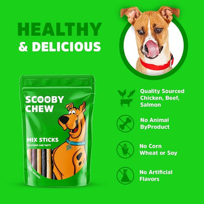 Scooby Chew Mix Sticks 150g Dog Treats