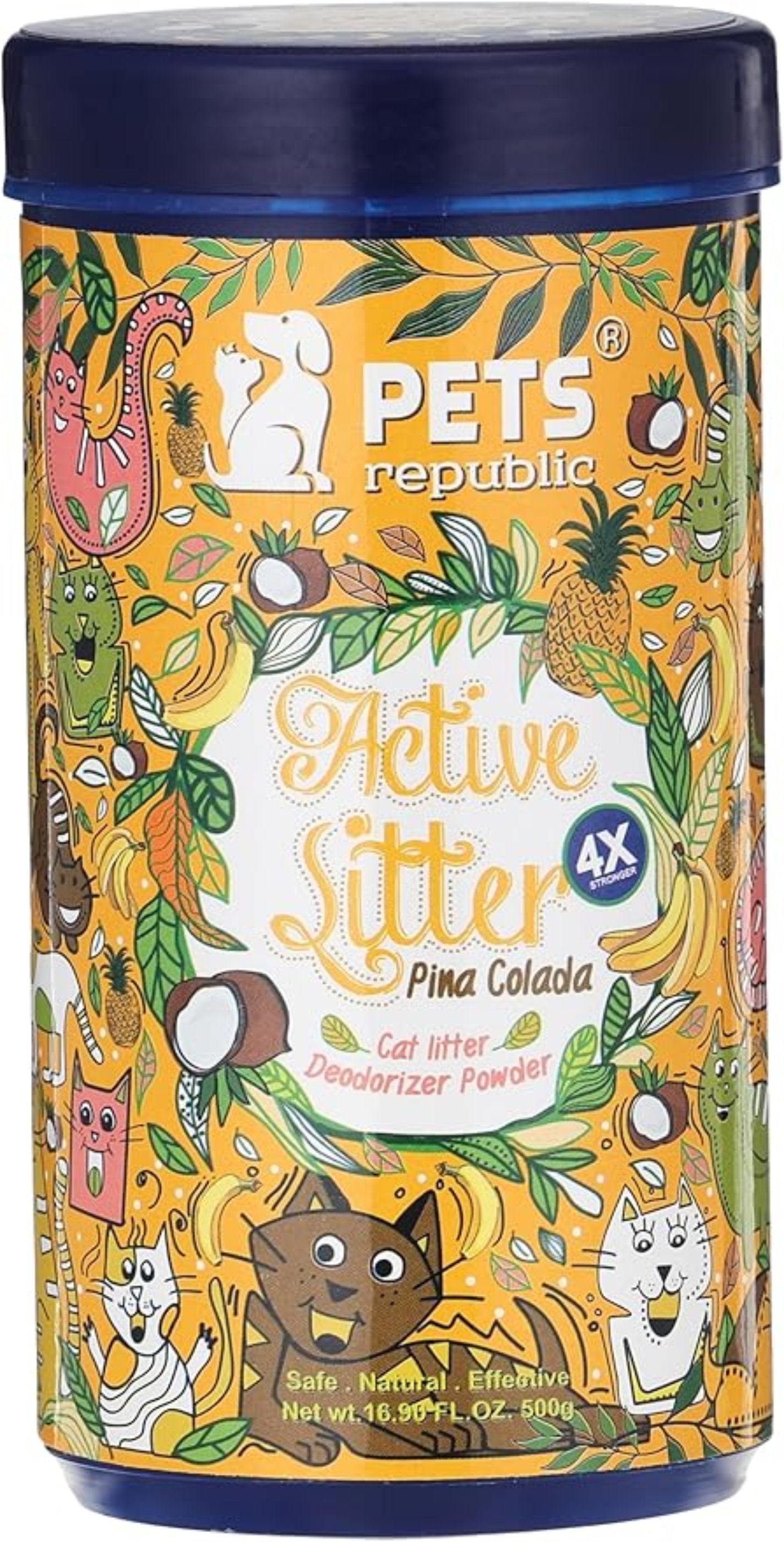 Pets Republic Cat Litter Deodorizer Powder Pina Cloda 500 g