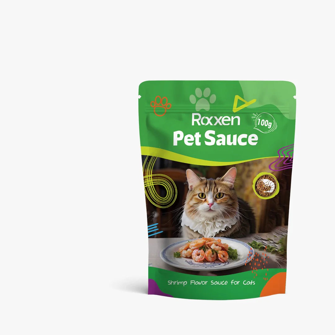 Roxxen Pet Shirmp Sauce for Cats Flavor Gain 100 gram