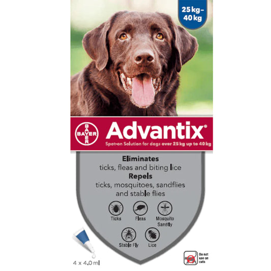 Advantix For Dogs - Size Over 25kg - 1 Pipette