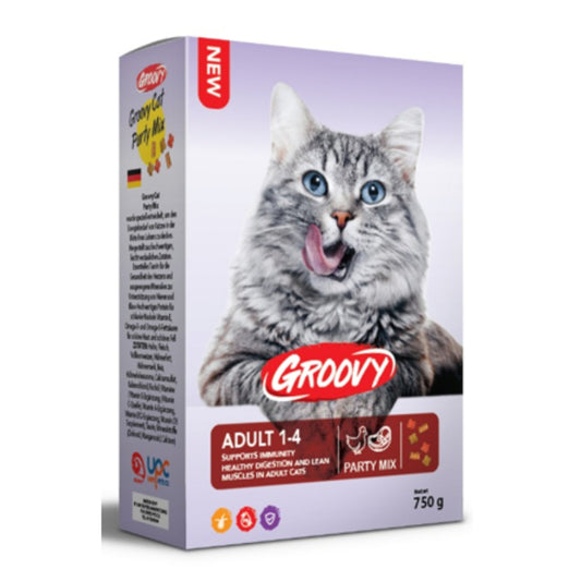 Groovy Party Mix With Chicken & Meat Adult Cat 750 g