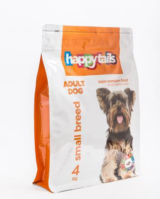 HappyTails Adult Dog Dry Food for Small Breeds 4 kg