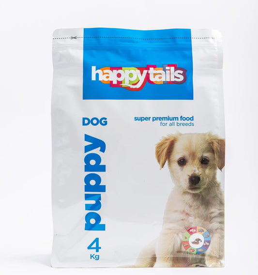 HappyTails Puppy Dry Food for All Breeds 4 kg