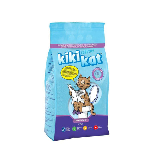 Kiki Kat Lavender Scented Clumping Cat Litter 5L