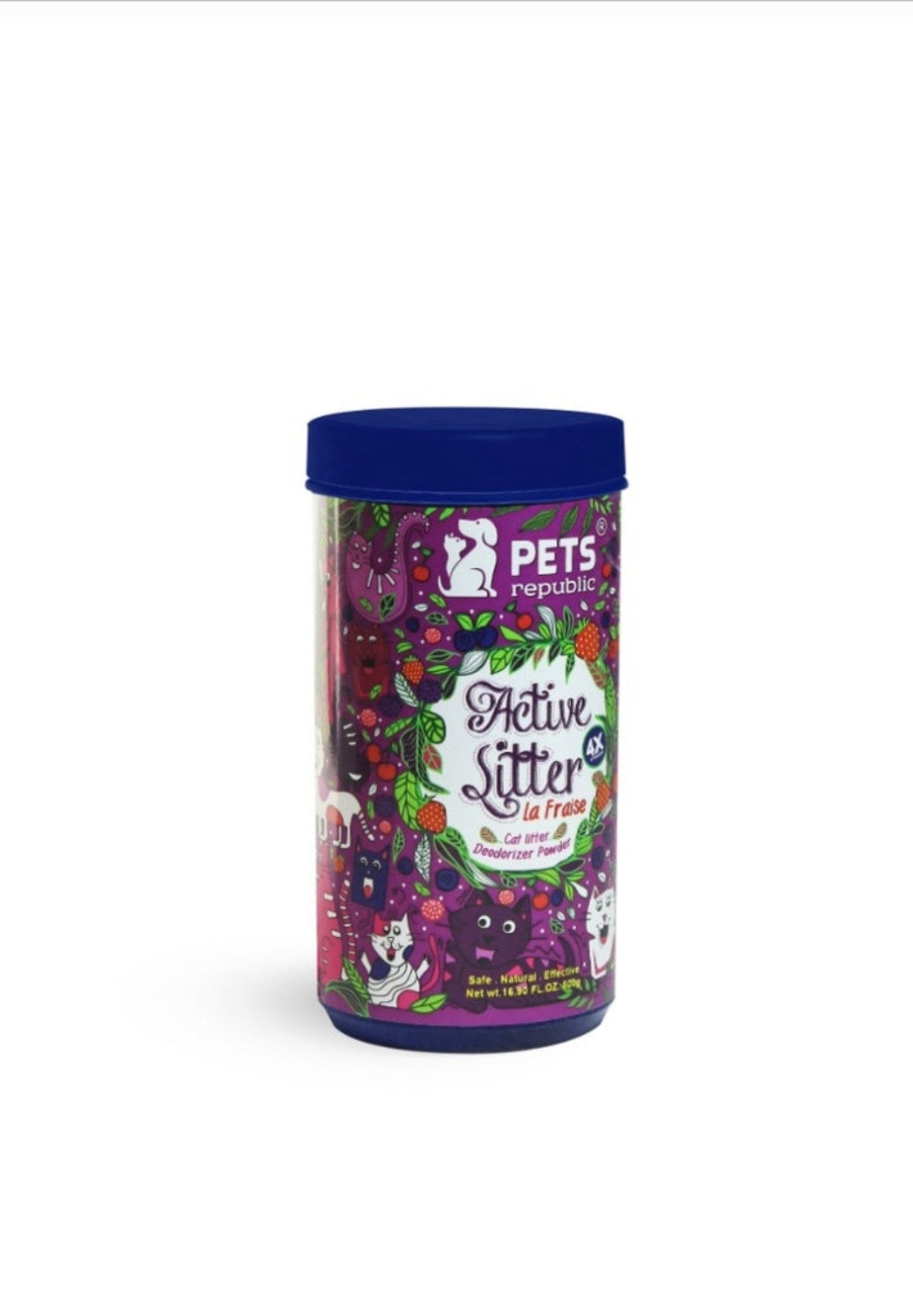 Pets Republic Cat Litter Deodorizer Powder La Fraise 500 g