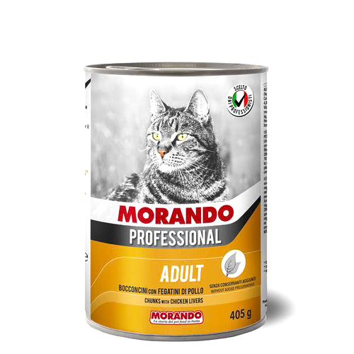 Morando Professional Cat chunks with chicken livers 405g